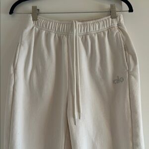 ALO Yoga Cream Track Pants